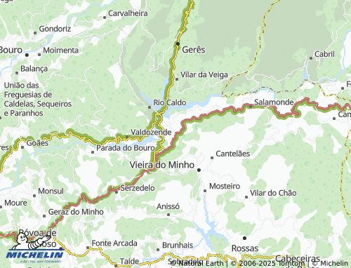 MICHELIN Penedo map - ViaMichelin