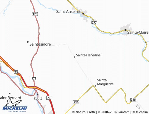 Mappa MICHELIN Sainte-Hénédine - ViaMichelin