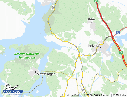 MICHELIN Haknäs map - ViaMichelin
