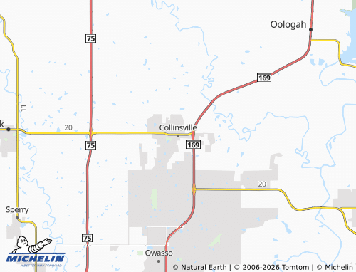 Carte MICHELIN Collinsville - ViaMichelin