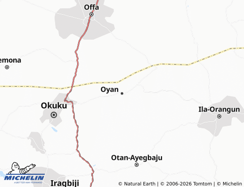 MICHELIN-Landkarte Oyan - ViaMichelin