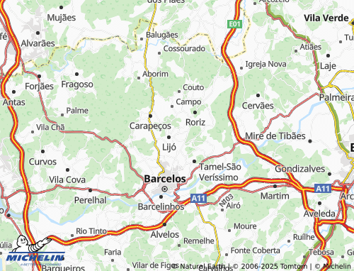 MICHELIN Raindo map - ViaMichelin