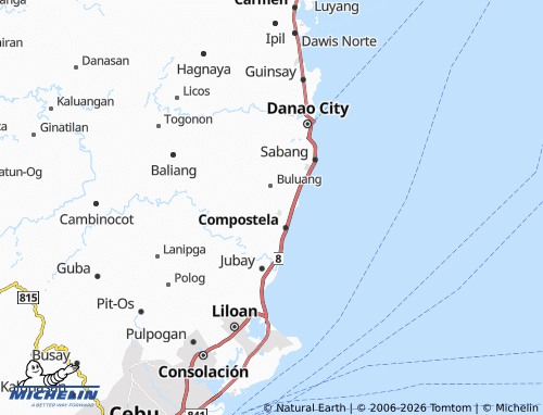 MICHELIN Canamucan map - ViaMichelin