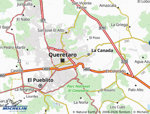 MICHELIN Jardines de Hércules map - ViaMichelin
