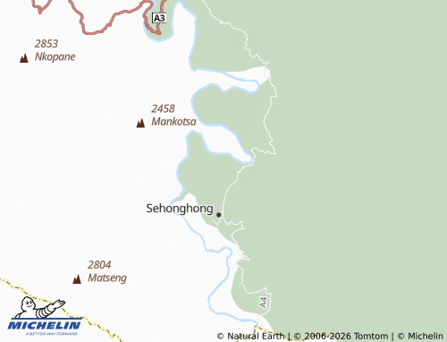 MICHELIN Tlokoeng map - ViaMichelin