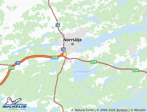 Mapa MICHELIN Östhamra - ViaMichelin