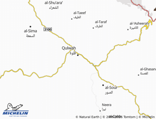 MICHELIN-Landkarte al-Rawdah - ViaMichelin