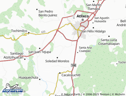 MICHELIN Huertas de Jesús Primera Sección map - ViaMichelin