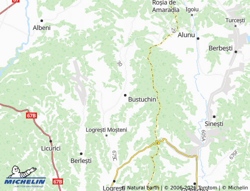 MICHELIN-Landkarte Bustuchin - ViaMichelin