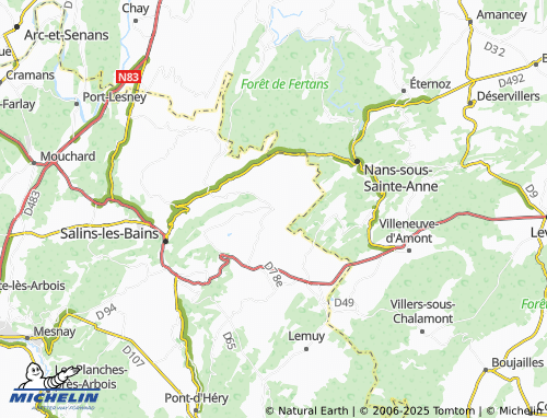 Carte MICHELIN Geraise - ViaMichelin