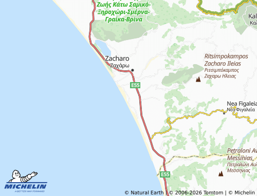 Carte MICHELIN Kakovatos - ViaMichelin