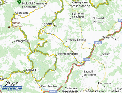 MICHELIN Castelverrino map - ViaMichelin