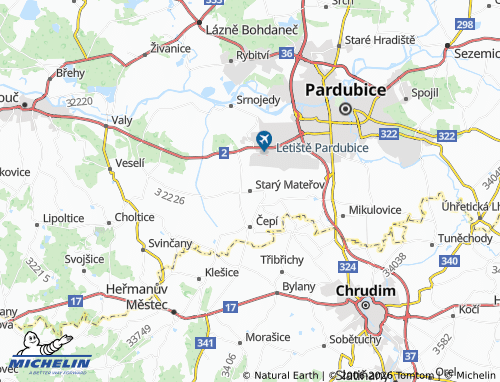 Mappa MICHELIN Starý Mateřov - ViaMichelin