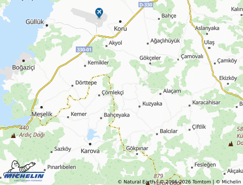 MICHELIN Karapınar map - ViaMichelin