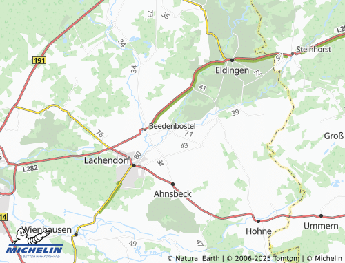 MICHELIN Jarnsen map - ViaMichelin