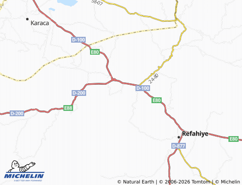 MICHELIN Aşut map - ViaMichelin