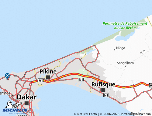 Mapa MICHELIN Malika - ViaMichelin
