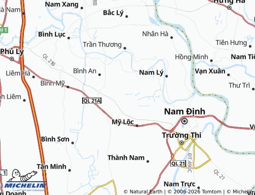 Mapa MICHELIN Vũ Bản - ViaMichelin