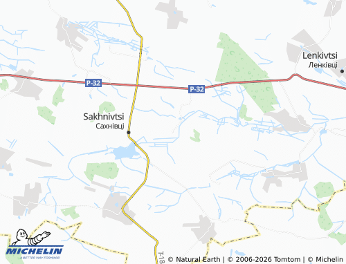 MICHELIN Dankivtsi map - ViaMichelin