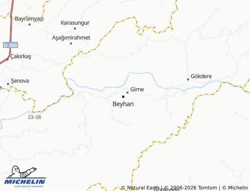 MICHELIN Güney map - ViaMichelin