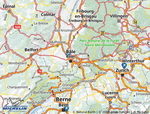 Kaart MICHELIN Lörrach - ViaMichelin