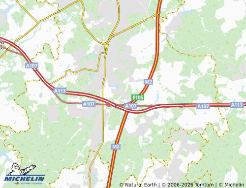 Carte MICHELIN Ispytatel'-1 SNT - ViaMichelin