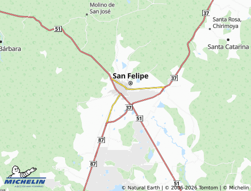 Mappa MICHELIN De Los Zapotes - ViaMichelin