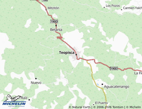 Mapa MICHELIN Cerro Pelón - ViaMichelin