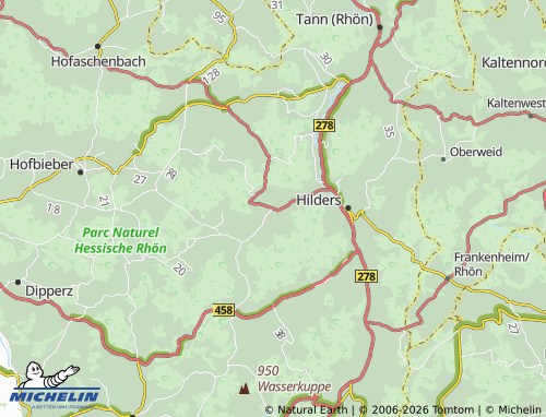 MICHELIN Eckweisbach map - ViaMichelin
