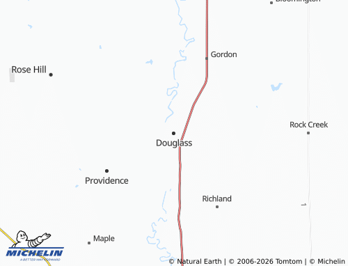 Mappa MICHELIN Douglass - ViaMichelin