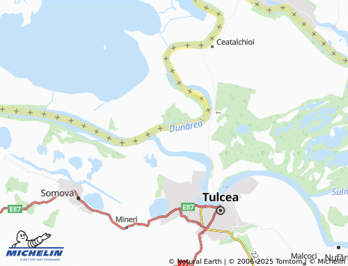MICHELIN Pătlăgeanca map - ViaMichelin