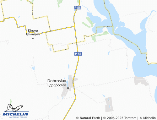 MICHELIN Zorynove map - ViaMichelin
