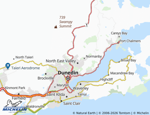 Mapa MICHELIN Pine Hill - ViaMichelin