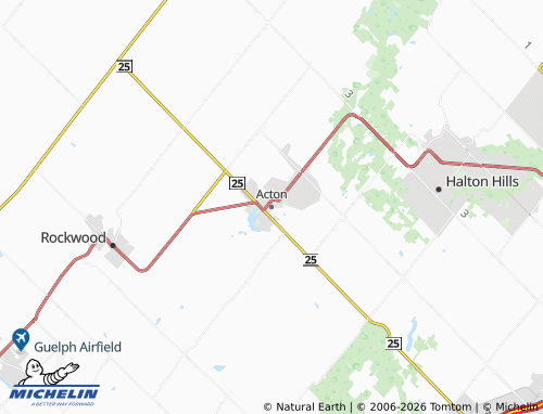 Mappa MICHELIN Acton - ViaMichelin