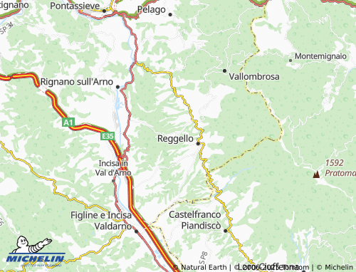 MICHELIN Cancelli map - ViaMichelin