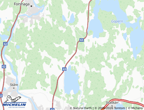 Mappa MICHELIN Vallargärdet - ViaMichelin