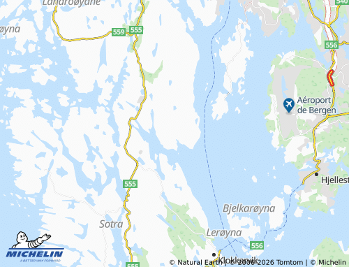 MICHELIN-Landkarte Haganes - ViaMichelin