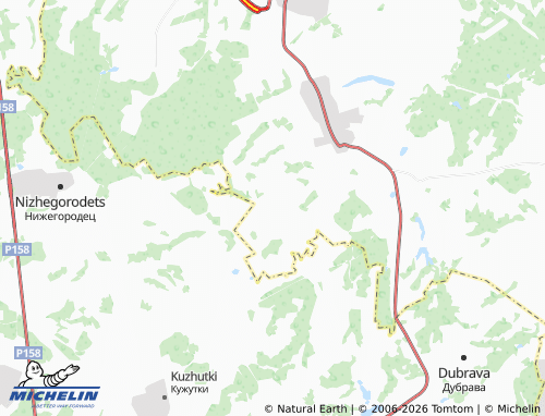 MICHELIN-Landkarte Lapshley - ViaMichelin