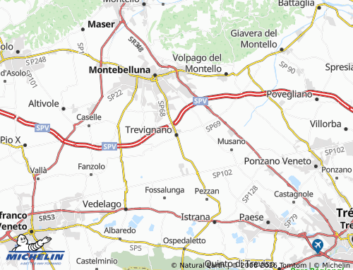 MICHELIN Trevignano map - ViaMichelin