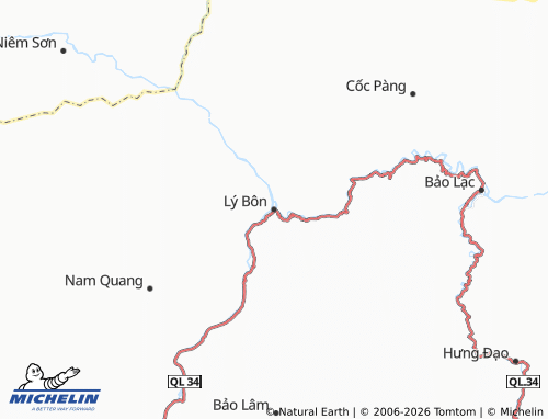 Mapa MICHELIN Lý Bôn - ViaMichelin