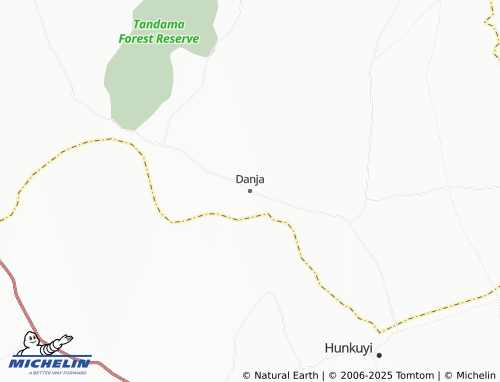 MICHELIN Danja map - ViaMichelin