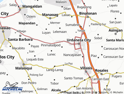 Mappa MICHELIN Pinmaludpod - ViaMichelin