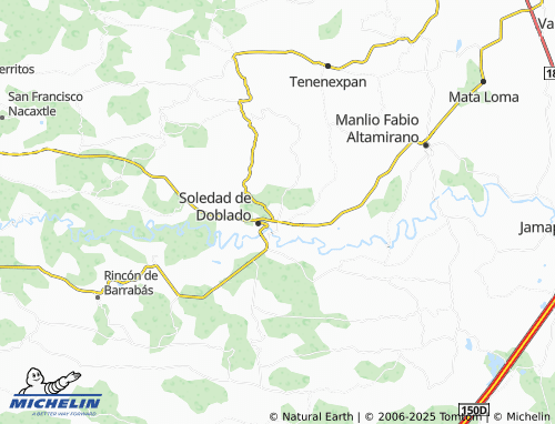 Mapa MICHELIN El Bosque, Colonia El Bosque - ViaMichelin
