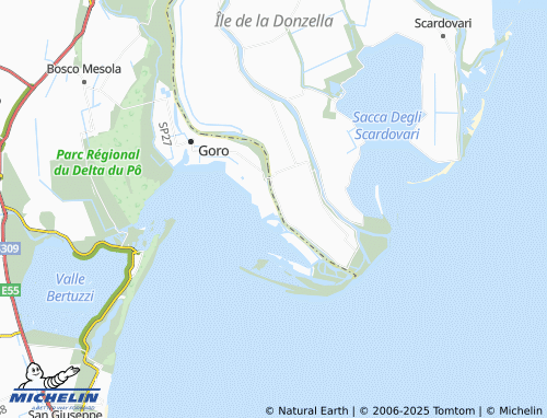 MICHELIN Gorino map - ViaMichelin