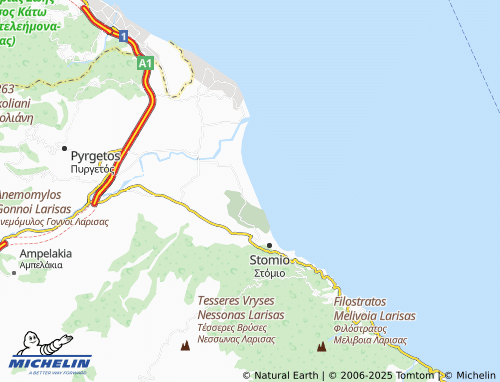 MICHELIN Kataskinoseis Ag. Dimitriou map - ViaMichelin