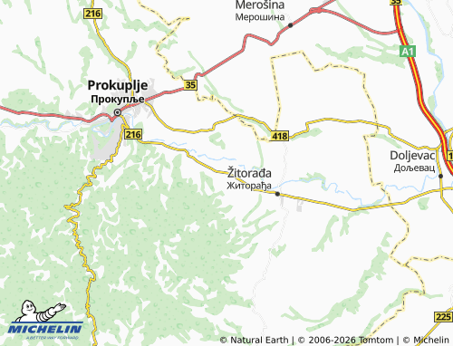 Mapa MICHELIN Lukomir - ViaMichelin