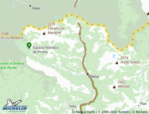 Carte MICHELIN Chisagués - ViaMichelin