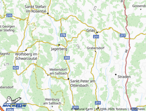 MICHELIN-Landkarte Lugitsch - ViaMichelin