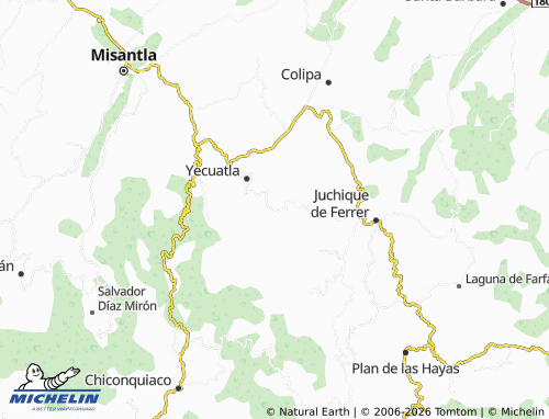 Mapa MICHELIN Cristóbal Hidalgo - ViaMichelin
