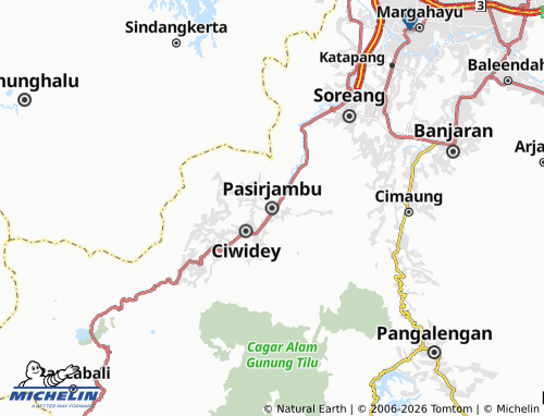 MICHELIN Pasirjambu map - ViaMichelin